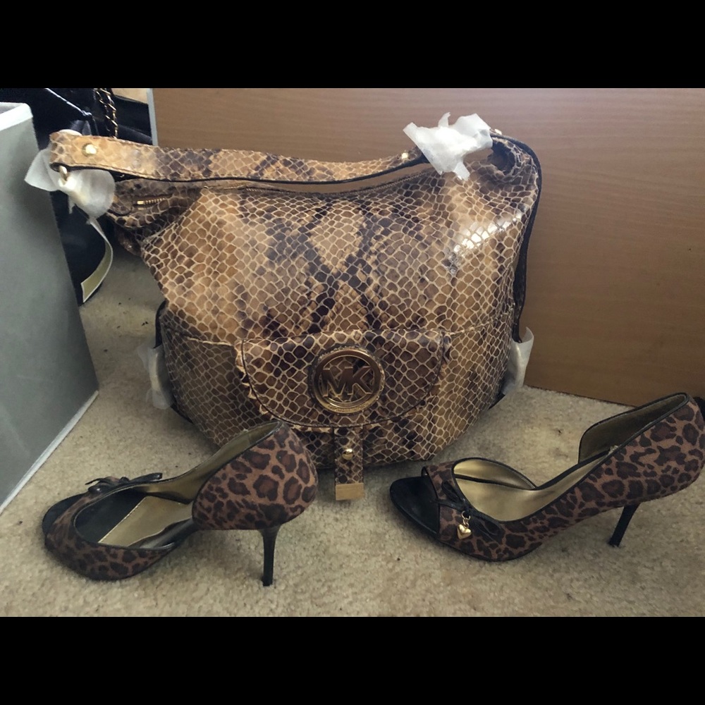 Michale Kors bag and shoes
